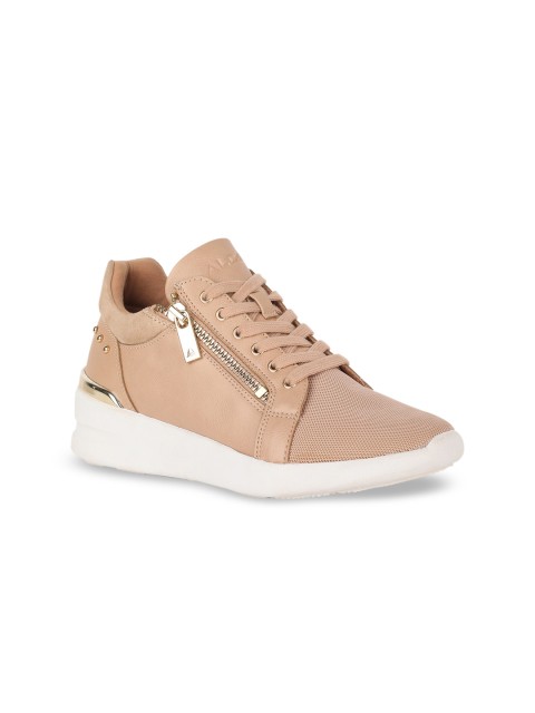 

ALDO Women Brown Solid Sneakers