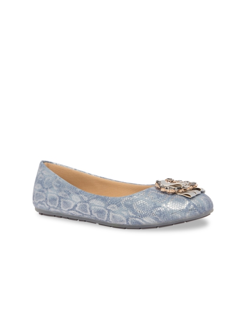 

Sole To Soul Women Grey Printed Ballerinas