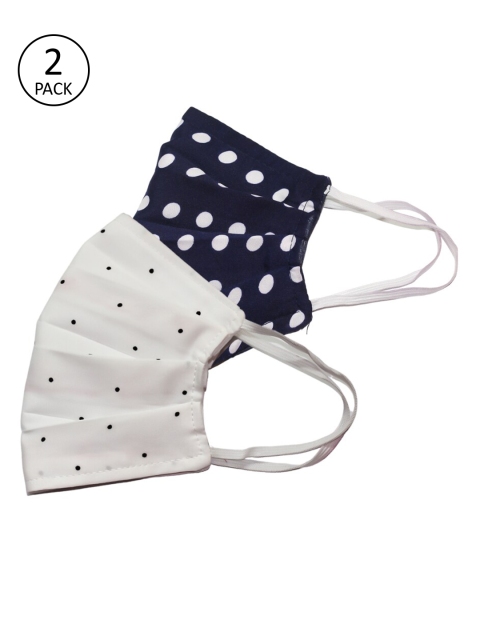 

Bellofox Unisex Pack of 2 Reusable 3-Ply Outdoor Cloth Masks, Blue