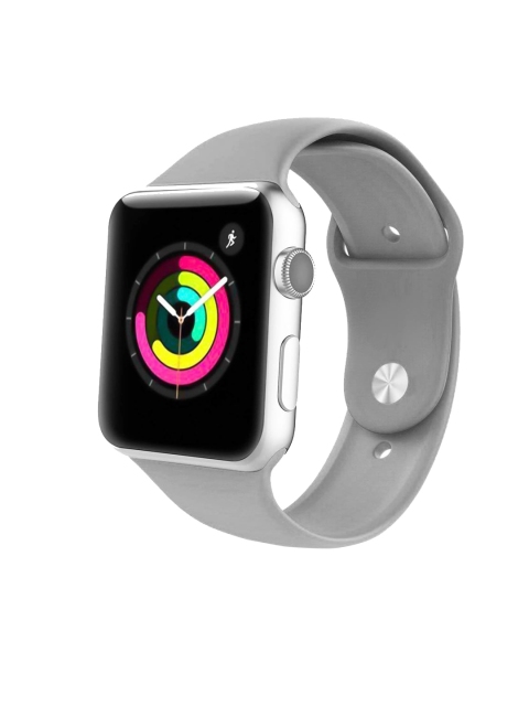

Treemoda Unisex Grey Apple Watch Silicone