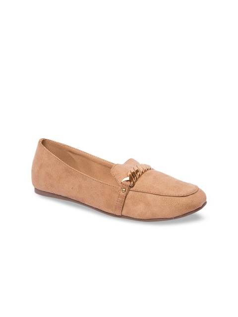 

Inc 5 Women Beige Leather Loafers
