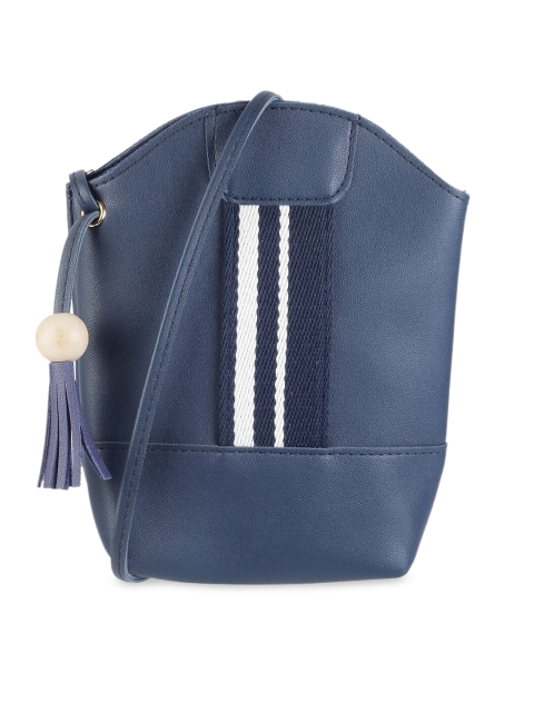 

WALKWAY Blue Striped Sling Bag