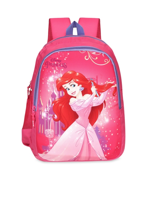 

Priority Girls Pink Princess Ariel Printed Backpack