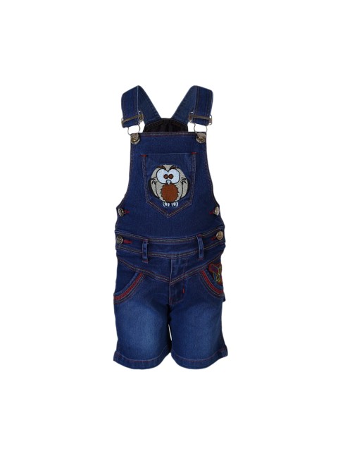 

FirstClap Kids Navy Blue Washed Dungarees