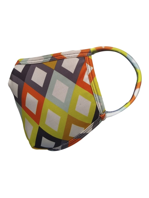 

nestroots Adults Multicoloured Printed 2-Ply Reusable Cloth Mask, Multi