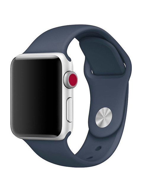 

Treemoda Unisex Blue Apple Watch Silicone Strap