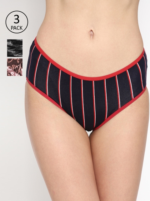 

Skidlers Women Pack of 3 Assorted Hipster Briefs SKD-BRIEF