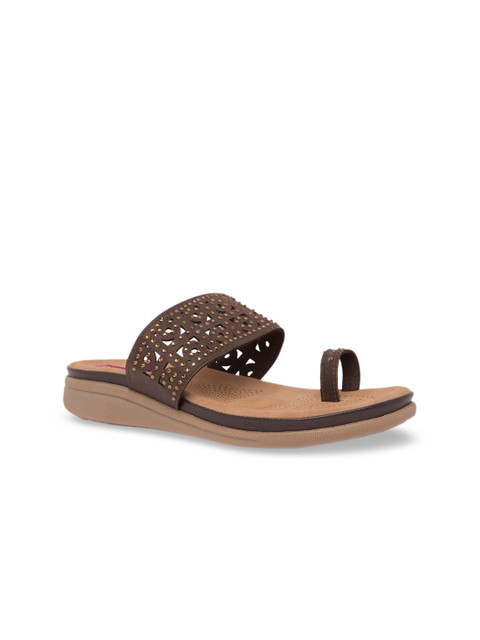 

Sole To Soul Women Brown Solid Heels