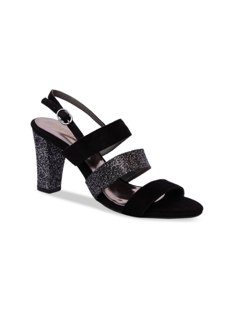 

Inc 5 Women Black Solid Block Heels