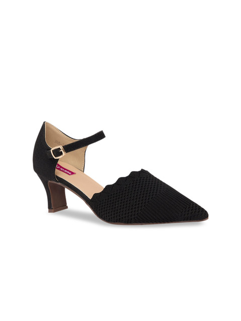 

Sole To Soul Women Black Solid Pumps