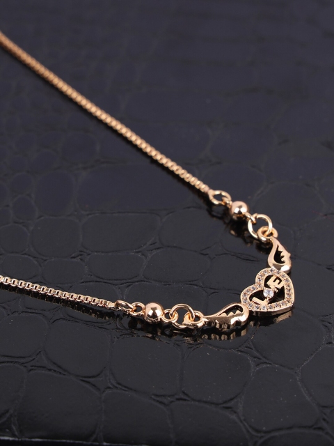 

Anikas Creation Gold-Plated AD-Studded Handcrafted Necklace