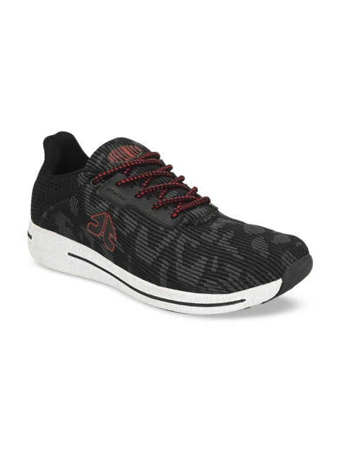 

OFF LIMITS Men Black & Grey Running Shoes