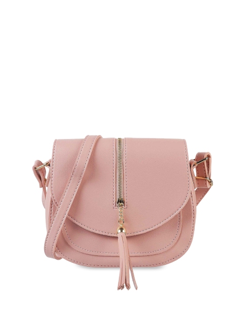 

WALKWAY Pink Solid Sling Bag