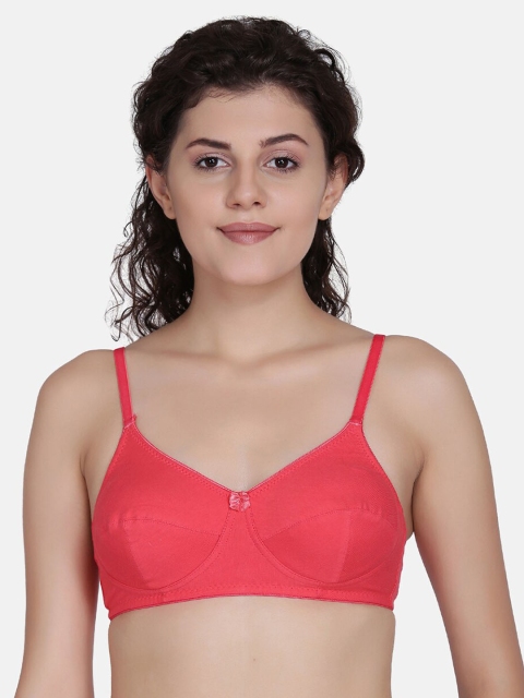 

fashiol Peach-Coloured Solid Non-Wired Non Padded Everyday Bra 1314BR