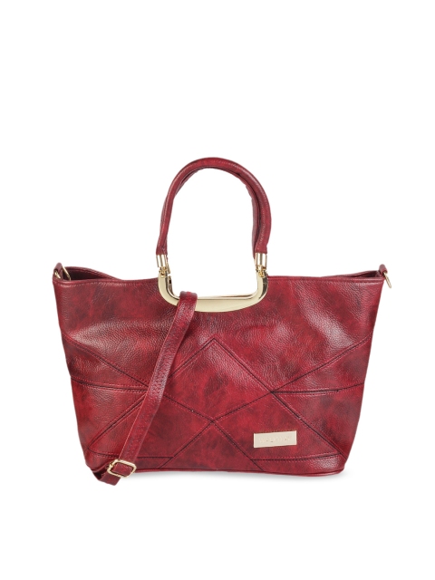 

WALKWAY Maroon Textured Shoulder Bag