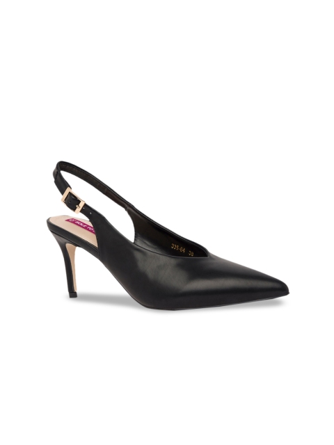 

Sole To Soul Women Black Solid Pumps