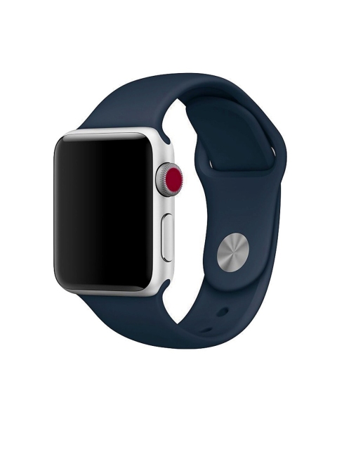 

Treemoda Unisex Blue Apple Watch Silicone Strap