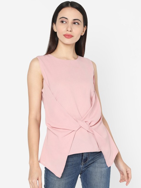 

Deal Jeans Women Pink Solid Top