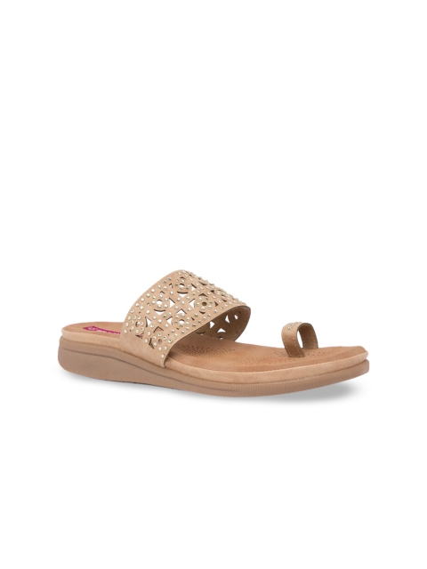 

Sole To Soul Women Beige Embellished Sandals