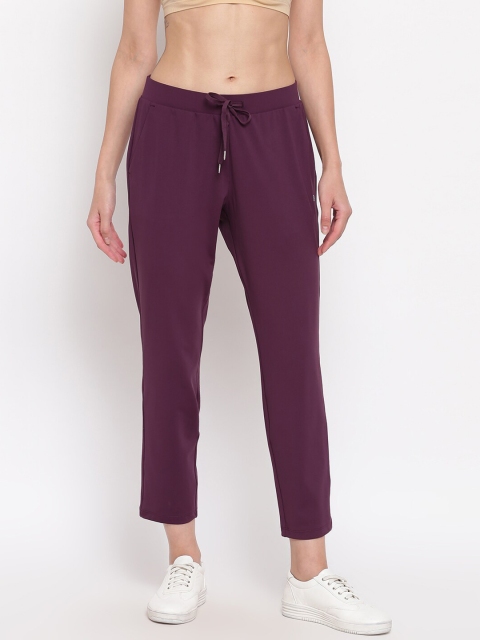 

Enamor Women Forest Berry Relaxed Fit Rapid Dry & Antimicrobial Travel Smart Active Pants, Burgundy