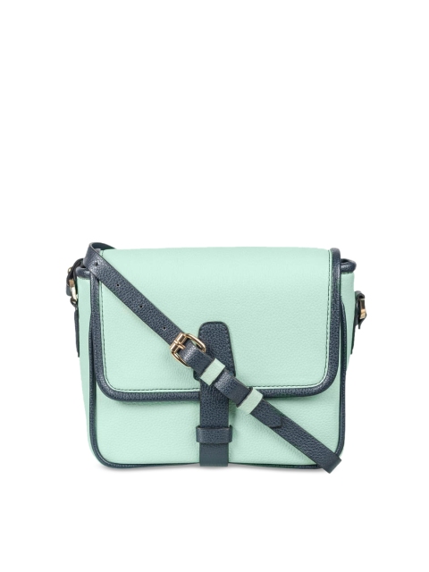 

THE GUSTO Green Textured Sling Bag