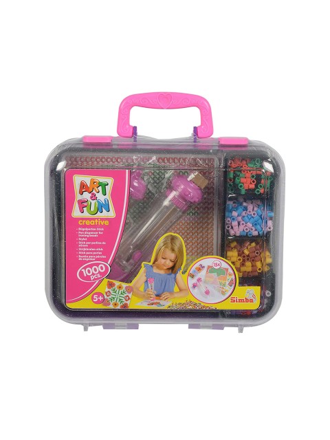 

ART & FUN Kids Multicolour Ironing Beads Stick in Case, Multi
