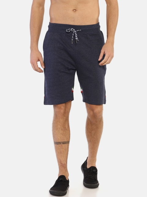 

Masculino Latino Men Navy Blue Solid Regular Fit Regular Shorts