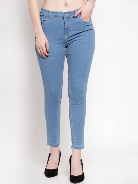 

Global Republic Women Blue Relaxed Fit Mid-Rise Clean Look Jeans
