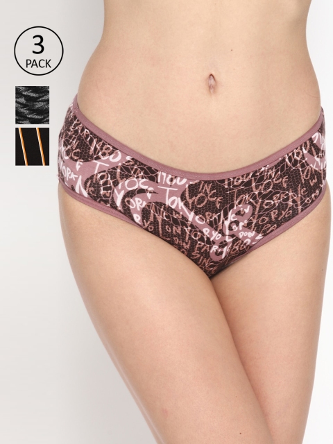 

Skidlers Women Pack Of 3 Assorted Hipster Briefs