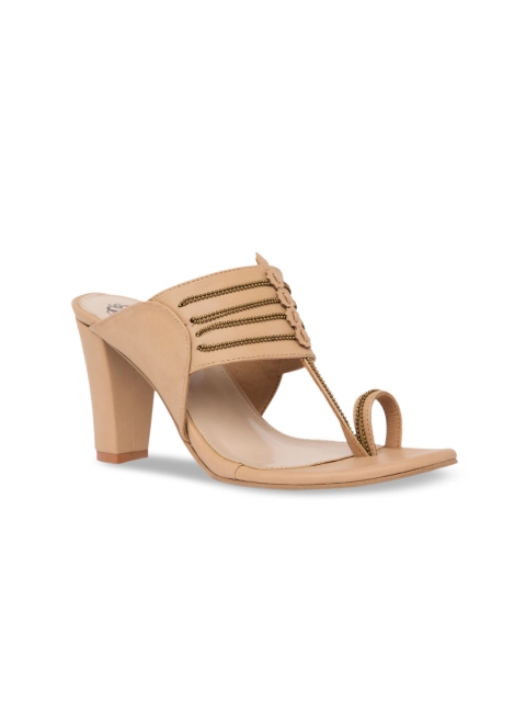 

Sole To Soul Women Beige Solid Heels