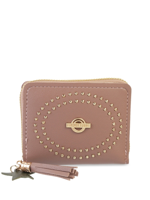 

WALKWAY by Metro Mauve Embellished Clutch