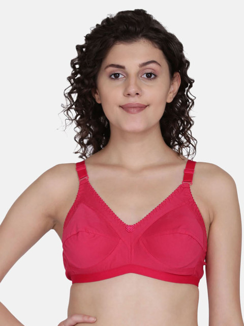 

fashiol Pink Solid Non-Wired Non Padded Everyday Bra KAREE01