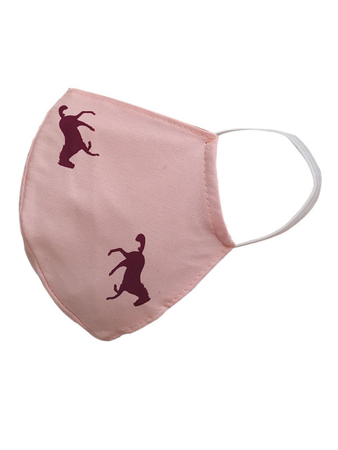 

nestroots Unisex Printed 2-Ply Anti-Pollution Reusable Cloth Masks, Pink