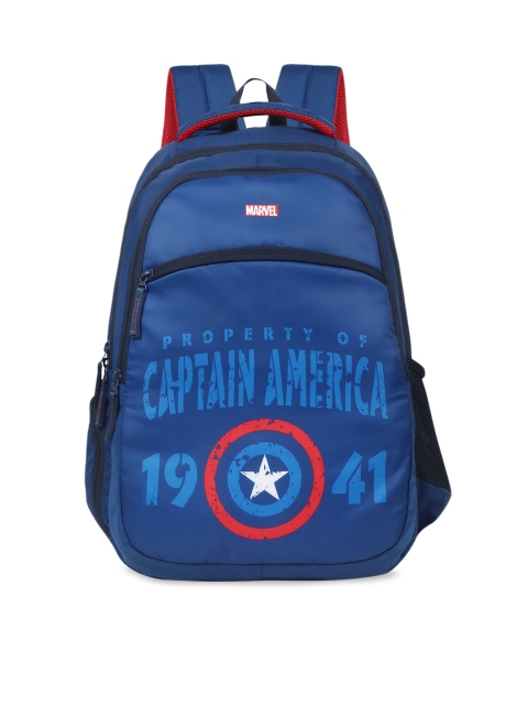 

Priority Unisex Blue & Red Captain America Backpack