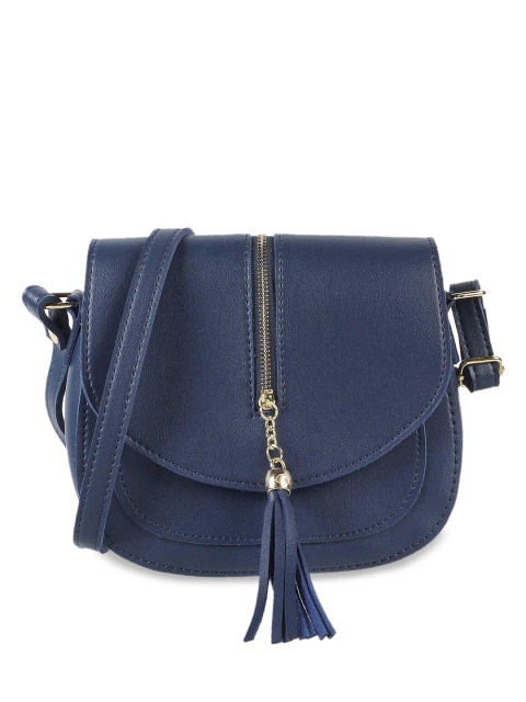 

WALKWAY Navy Blue Solid Sling Bag