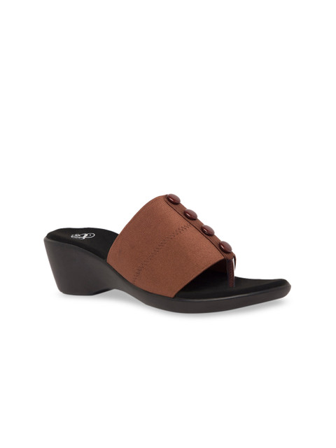 

Sole To Soul Women Brown Solid Heels