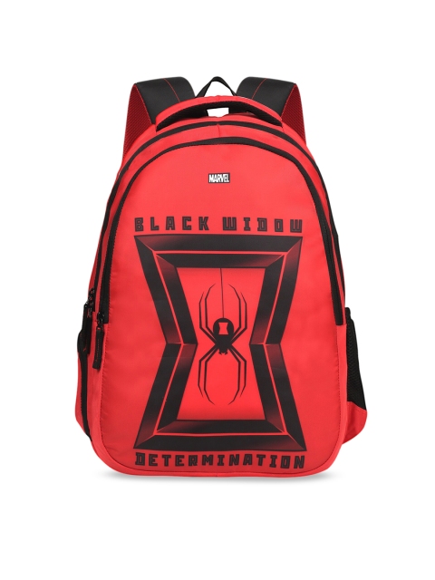 

Priority Unisex Red & Black Black Widow Graphic Backpack
