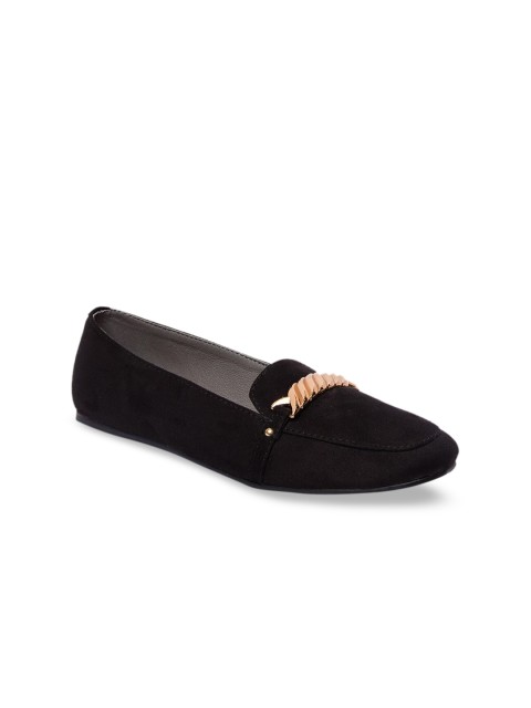 

Inc 5 Women Black Leather Loafers