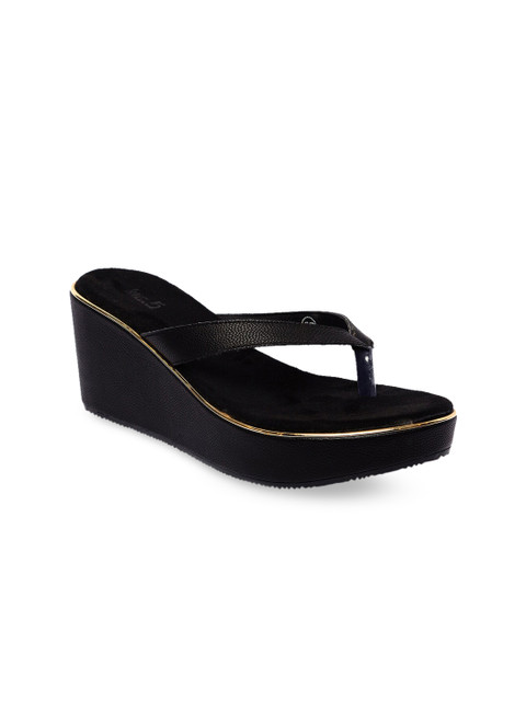 

Inc 5 Women Black Solid Sandals
