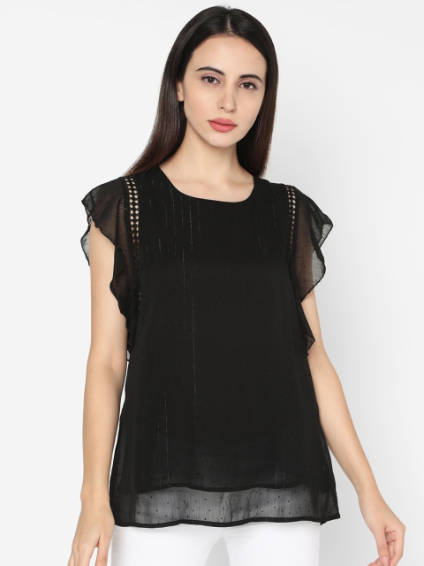 

Deal Jeans Women Black Solid Top