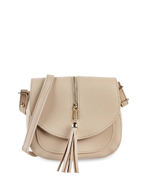 

WALKWAY Beige Solid Sling Bag