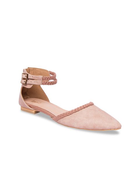 

Inc 5 Women Pink Solid Mules