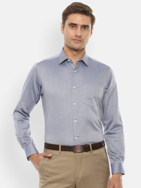 

Van Heusen Men Grey Slim Fit Printed Formal Shirt