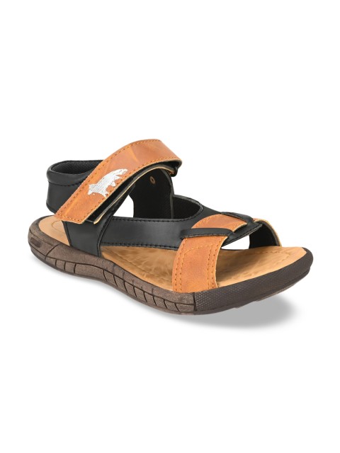 

Big Fox Boys Orange & Black Comfort Sandals