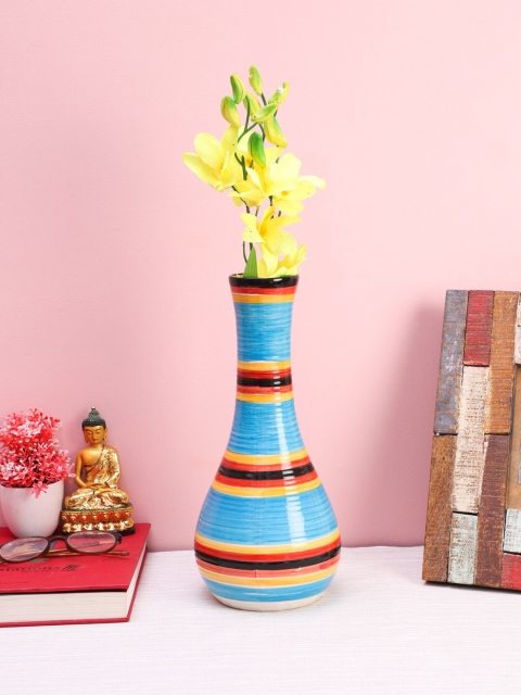

CDI Multicoloured Ceramic Artificial Flower Vase, Multi
