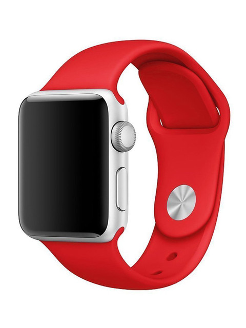 

Treemoda Unisex Red Apple Watch Silicone Strap