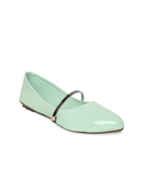 

ESTATOS Women Sea Green Solid Ballerinas