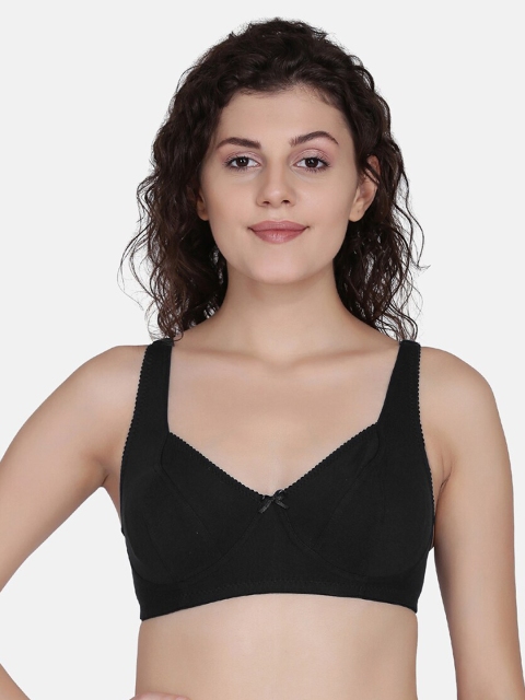 

fashiol Black Solid Non-Wired Non Padded Everyday Bra