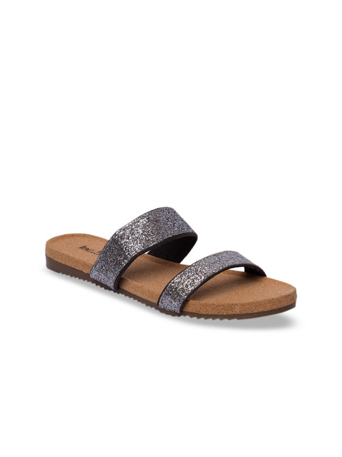 

Inc 5 Women Grey Solid Open Toe Flats