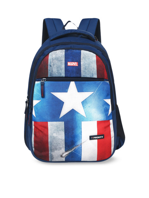 

Priority Adult Blue & White Captain America Backpack